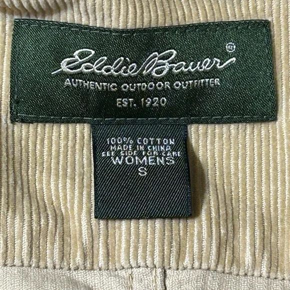 Eddie Bauer Corduroy Jacket Size Small - Picture 10 of 13